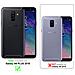 Catena Di Telefoni Cellulari Compatibile Con Samsung Galaxy A6 Plus 2018 In Nero Camouflage - Coperchio Protettivo In Silicone Con Anelli D'argento, Cinturino In Corda E Custodia Staccabile - Foto miniatura 2