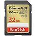 Extreme PLUS - 32 GB - Classe 10 di tipo UHS-I (U3) - V30 - 2 Confezione - 100 MB /s Lettura - 60 MB /s Scrittura - Foto miniatura 1