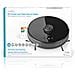 WIFIVCL001CBK aspirapolvere robot 0,6 L Senza sacchetto Nero - Foto miniatura 2