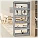 Libreria /Divisorio Grigio Sonoma 80x30x166 cm in Truciolato - Foto miniatura 1