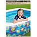 Piscina Gonfiabile Per Bambini Blu 229x152x56 Cm - Foto miniatura 3