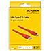 86633 Cavo Lightning 0,5 M Rosso - Foto miniatura 3