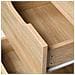 Comodino Mobiletto Cassettiera 2 Cassetti Design Moderno In Legno Mdf Rovere - Foto miniatura 3