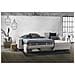 Divano Letto Adela, Divano Ad Angolo, 100% Made In Italy, Sofà Con Apertura Girevole, Penisola Contenitore Destra, Con Braccioli Standard, Cm 280x95h90, Grigio - Foto miniatura 2