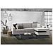 Divano Letto Adela, Divano Ad Angolo, 100% Made In Italy, Sofà Con Apertura Girevole, Penisola Contenitore Destra, Con Braccioli Standard, Cm 280x95h90, Grigio - Foto miniatura 3