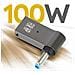 Adattatore Di Ricarica Usb-c 100w Verso Dc 4,5 X 3,0 Mm Per Computer Hp - Foto miniatura 3