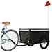 Rimorchio Da Bici Da Carico Nero E Grigio 45 Kg In Ferro - Foto miniatura 2