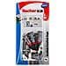 557919 ancoraggio a vite e tassello 6 pz Kit di viti e tasselli a muro 44 mm - Foto miniatura 1