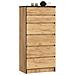 Cassettiera K60, 6 cassetti, 60x40x130 cm, Colore Quercia Craft - Foto miniatura 1