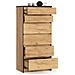 Cassettiera K60, 6 cassetti, 60x40x130 cm, Colore Quercia Craft - Foto miniatura 2