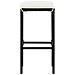 Set Bar Da Giardino 3 Pz Nero In Legno Acacia E Polyrattan - Foto miniatura 5