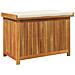 Scatola Cuscini da Esterno 90x50x60,5 cm Legno Massello Acacia - Foto miniatura 1
