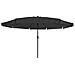 Parasol da Giardino  con Luci a LED ø395x245 cm Antracite - Foto miniatura 4