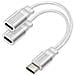 Splitter Audio /carica Usb-c 2in1 Nylon, Bianco - Foto miniatura 5