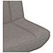 Sedia d'Accent Tortora Tessuto, Base in Metallo Standard - Foto miniatura 7
