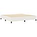 Letto Box Spring Crema 200x200 cm Tessuto a coste - Foto miniatura 3