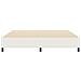 Letto Box Spring Crema 200x200 cm Tessuto a coste - Foto miniatura 6