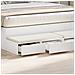 Cassetti Bianchi 150x36,5x16,5 cm in Legno Ingegnerizzato - Foto miniatura 4