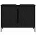 Set di mobili per il bagno 4 pcs Nero 33 x 33 x 185.5 cm - Foto miniatura 9