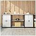 Set di Stoccaggio per Cucina 3 pcs Argento 210 x 50 x 92 cm - Foto miniatura 2