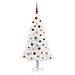 Albero di Natale artificiale Bianco 150 cm PVC e Acciaio - Foto miniatura 3