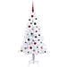 Albero di Natale artificiale Bianco 150 cm PVC e Acciaio - Foto miniatura 5