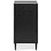 Cassettiera Denis 4 Cassetti Colore Nero /legno - Foto miniatura 3