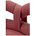 Sedia Mini Ilary Imbottita Rosa E Oro Ø40x67 Cm, Seduta H 46 Cm - Foto miniatura 6