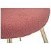 Sedia Mini Ilary Imbottita Rosa E Oro Ø40x67 Cm, Seduta H 46 Cm - Foto miniatura 7