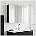 Mobiletto per specchio da bagno Rovere Nero - Foto miniatura 4
