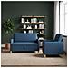 Set di Divani con Storage 2 pcs Blu Poliestere - Foto miniatura 2