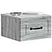 Mobiletto da notte a muro 2 pcs Grigio Sonoma 34,5 x 33 x 20 cm - Foto miniatura 2