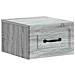 Mobiletto da notte a muro 2 pcs Grigio Sonoma 34,5 x 33 x 20 cm - Foto miniatura 3