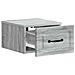 Mobiletto da notte a muro 2 pcs Grigio Sonoma 34,5 x 33 x 20 cm - Foto miniatura 4