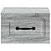 Mobiletto da notte a muro 2 pcs Grigio Sonoma 34,5 x 33 x 20 cm - Foto miniatura 5