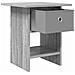 Comodino 2 pcs Grigio Sonoma 41 x 40 x 45 cm Legno multistrato - Foto miniatura 5