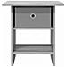 Comodino 2 pcs Grigio Sonoma 41 x 40 x 45 cm Legno multistrato - Foto miniatura 6