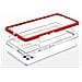 Custodia Trasparente 3in1 Per Samsung Galaxy A42 5g, Cover In Gel Rossa - Foto miniatura 1