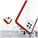 Custodia Trasparente 3in1 Per Samsung Galaxy A42 5g, Cover In Gel Rossa - Foto miniatura 5
