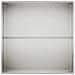 Vaso da giardino 2 pz Argento 60 x 60 x 40 cm Acciaio Inox - Foto miniatura 5
