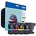 LC-123VALBP Cartuccia Ink Originale Ciano Magenta Giallo Nera per MFC-J4510DW Capacità 600 Pagine Confezione 4 pezzi - Foto miniatura 4