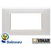 Placca 4 Moduli Reflex Neve Plana 14654.41 - Foto miniatura 4