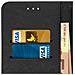 Custodia Galaxy A7 2018 Portacarte Funzione Supporto Cover Silicone - Nera - Foto miniatura 5