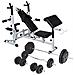 Panca Multifunzione Con Bilanciere E Set Di Manubri 90 Kg - Foto miniatura 1