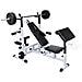 Panca Multifunzione Con Bilanciere E Set Di Manubri 90 Kg - Foto miniatura 9