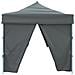 Tenda Pieghevole Pop-up Con 8 Pareti Laterali 3x9 M Antracite - Foto miniatura 4
