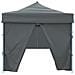 Tenda Pieghevole Pop-up Con 8 Pareti Laterali 3x9 M Antracite - Foto miniatura 8