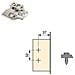 1011307 Kit Cerniera Collo Dritto Con Scodellino Ø35mm 100chiusura Soft E Basetta Da Avvitare Con Regolazione Eccentrica, Set Di 20 - Foto miniatura 2