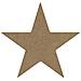 Stella Di Legno Mdf Da Decorare - 15 Cm - Foto miniatura 1