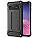 Custodia Armor Case Tpu Cover Per Samsung Galaxy S10 G973 Black - Foto miniatura 1
